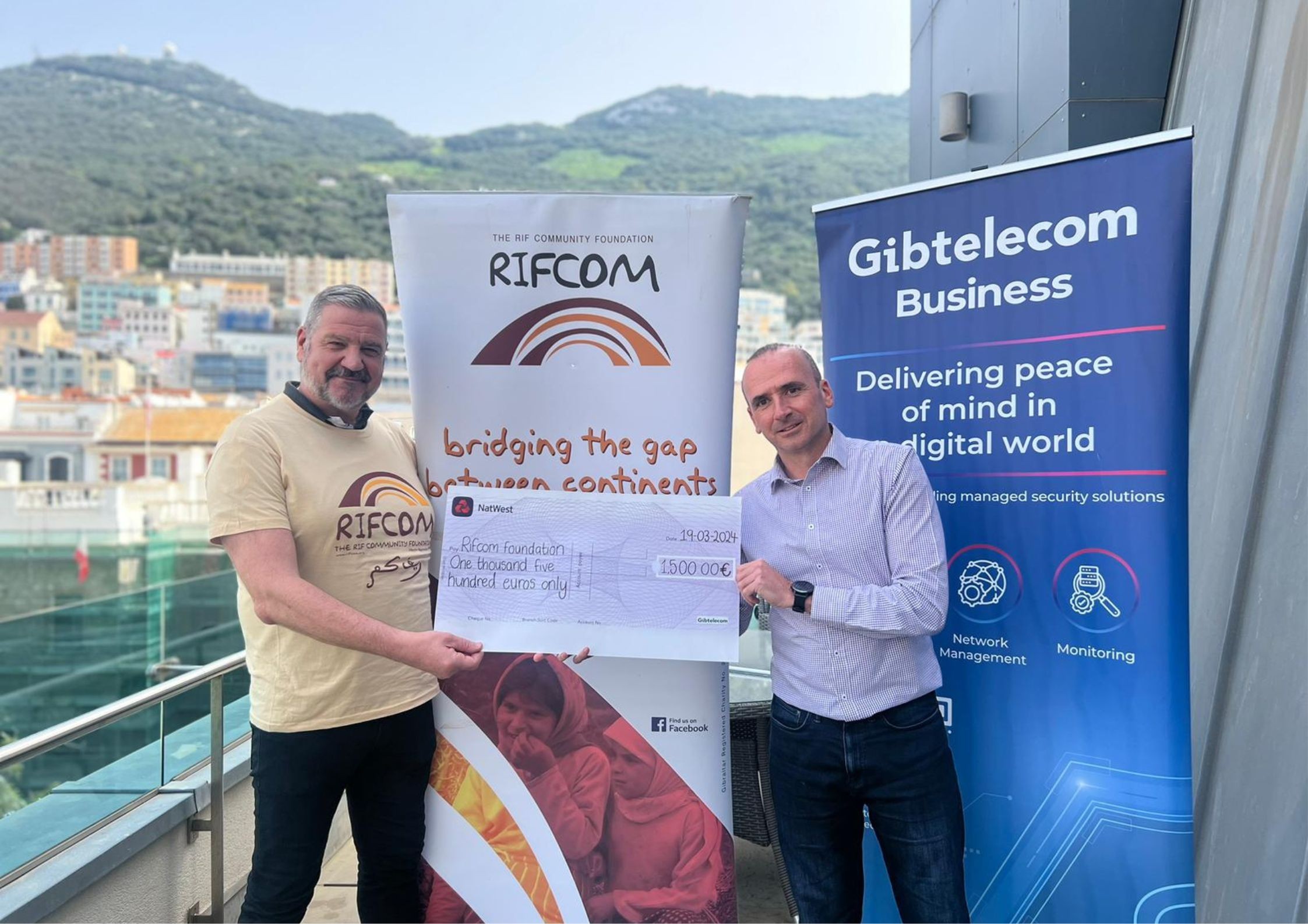 Gibtelecom Corporate Golf Day held at La Reserva de Sotogrande raises €1,500 for Rifcom Foundation Image